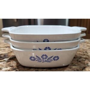 Corning Ware Blue Cornflower Petite Pans (Set Of 3)